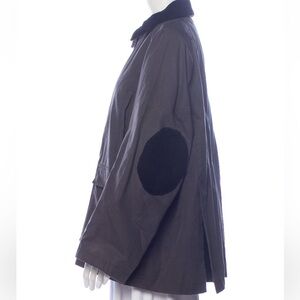 Toteme Chocolate Utility Jacket with Black Patch